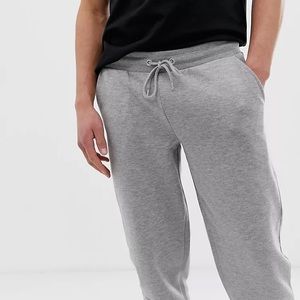 ASOS tapered jogger in gray